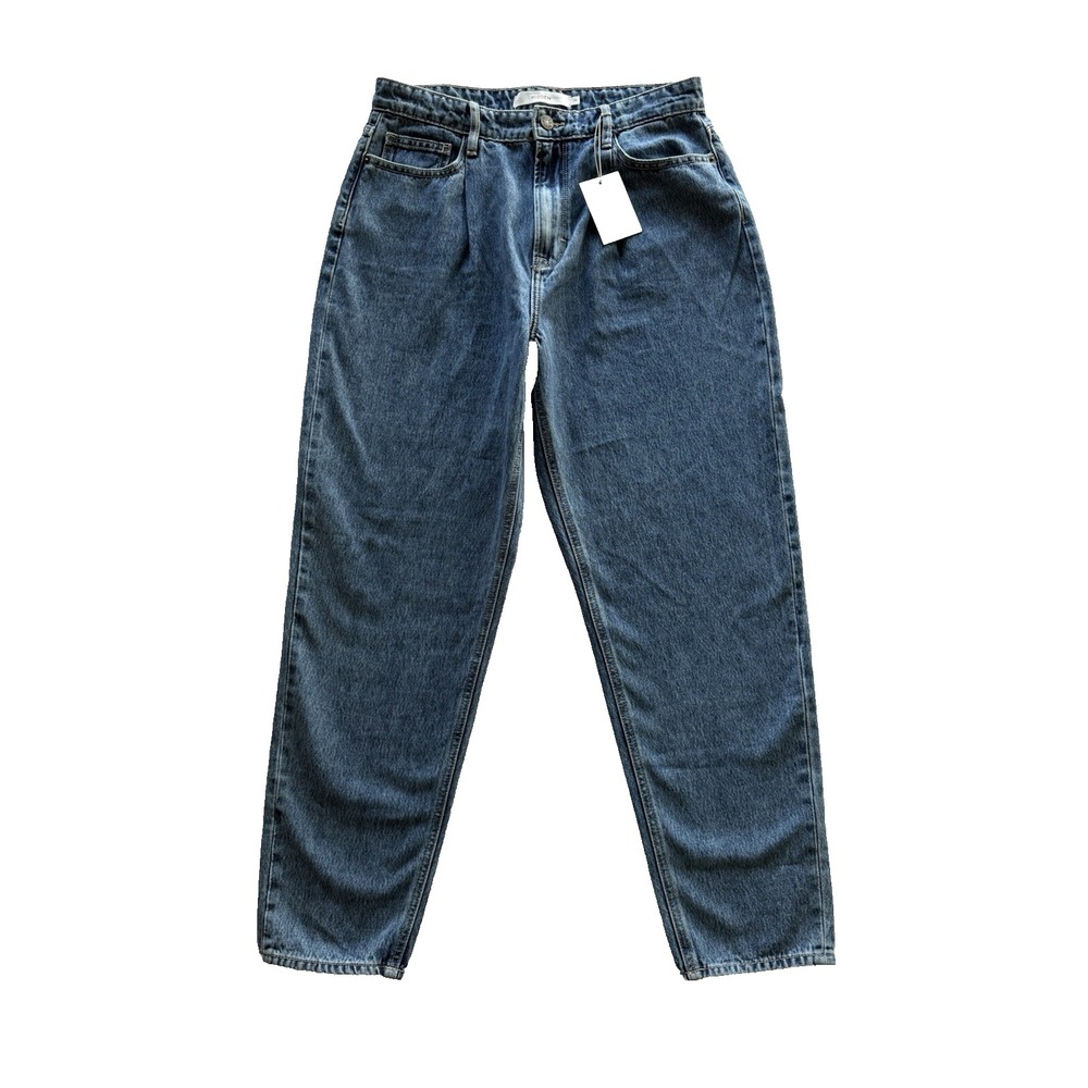 Hidden Jeans Zoey Mom Jean Tapered Womens 29 Blue Pleated‎ High Rise 90s Casual